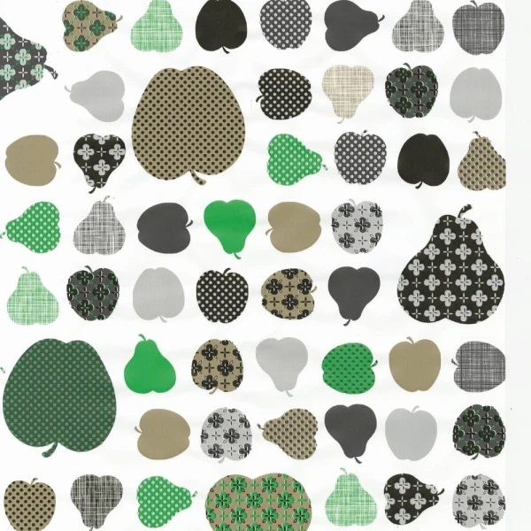 OKLEINA MEBLOWA 12850 GEKKOFIX APPLES & PEARLS GREEN