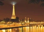 FotoTAPETA 4-321 Paris France Nuit d'Or Eiffel Tower Scenic