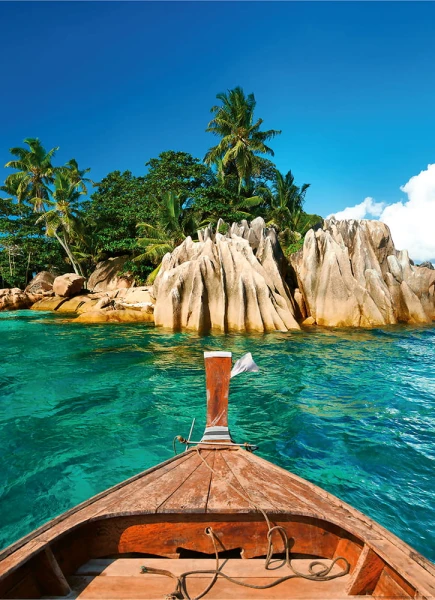 Fototapeta na flizelinie 5033-2V-1 St-Pierre Island at Seychelles