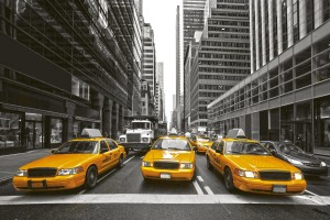 FotoTAPETA na flizelinie MS-5-0008 YELLOW TAXI