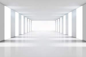 FotoTAPETA na flizelinie MS-5-0036 WHITE CORRIDOR