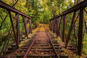 FotoTAPETA na flizelinie MS-5-0055 RAILROAD