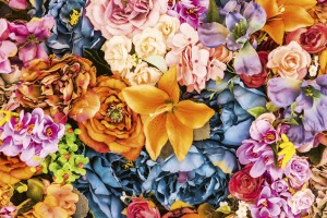 FotoTAPETA na flizelinie MS-5-0143 VINTAGE FLOWERS