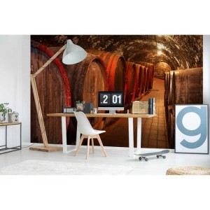 FotoTAPETA na flizelinie MS-5-0247 WINE BARRELS