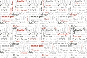 FotoTAPETA na flizelinie MS-5-0266 THANK YOU