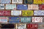 FotoTAPETA na flizelinie MS-5-0269 PLATE NUMBERS