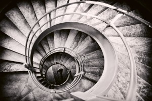 FotoTAPETA na flizelinie MS-5-0271 SPIRAL STAIRS