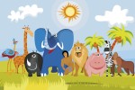 FotoTAPETA na flizelinie MS-5-0338 AFRICA ANIMALS