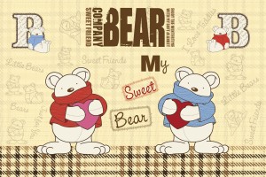 FotoTAPETA na flizelinie MS-5-0348 TEDDY BEAR