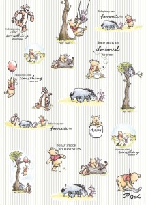 FOTOTAPETA DX4-001 Winnie Pooh Stripes