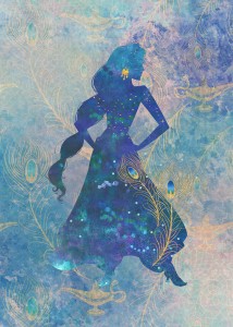 FOTOTAPETA DX4-081 Jasmin Silouhette