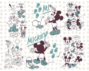 FOTOTAPETA DX7-026 Mickey and Friends