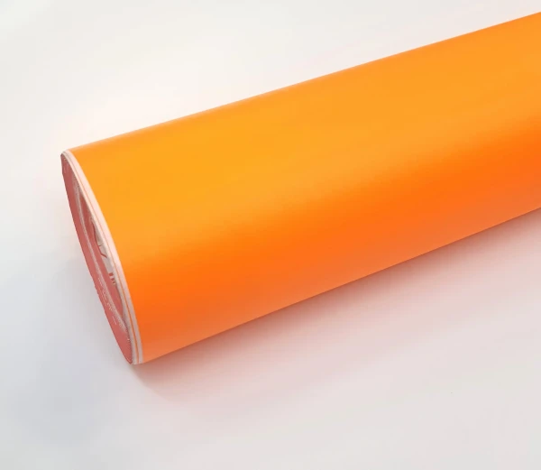 Okleina Meblowa 200-2218 D-C-FIX pomarańczowy neonowy mat szczotkowany szer 45 cm