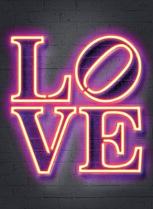 FotoTAPETA Flizelinowa 5481-4 Neon Tube Love