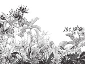 Mural 688153 Tropical House