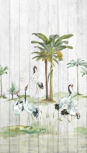 MURAL A39401 TROPICAL WOOD - ONE ROLL ONE MOTIF