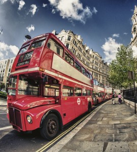 Fototapeta na flizelinie MS-3-0017 DOUBLE DECKR BUS