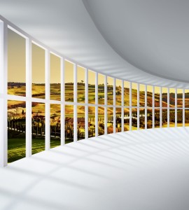 Fototapeta na flizelinie MS-3-0040 ROUNDED HALL