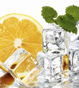 Fototapeta na flizelinie MS-3-0238 LEMON AND ICE