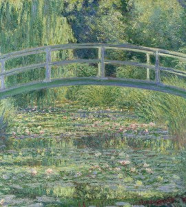 Fototapeta na flizelinie MS-3-0255 WATER LILY POND - CLAUDE OSKAR MONET