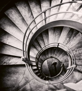 Fototapeta na flizelinie MS-3-0271 SPIRAL STAIRS