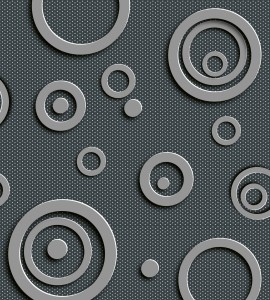 Fototapeta na flizelinie MS-3-0302 METAL CIRCLES