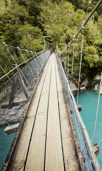 Fototapeta na flizelinie MS-2-0082 WOODEN BRIDGE