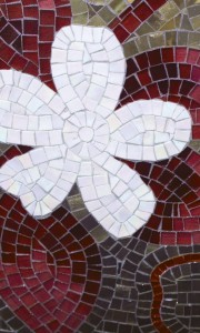 Fototapeta na flizelinie MS-2-0114 RED MOSAIC