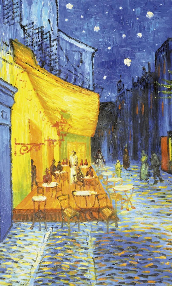 Fototapeta na flizelinie MS-2-0251 CAFE TERRACE - VINCENT VAN GOGH