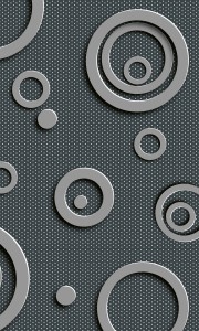 Fototapeta na flizelinie MS-2-0302 METAL CIRCLES