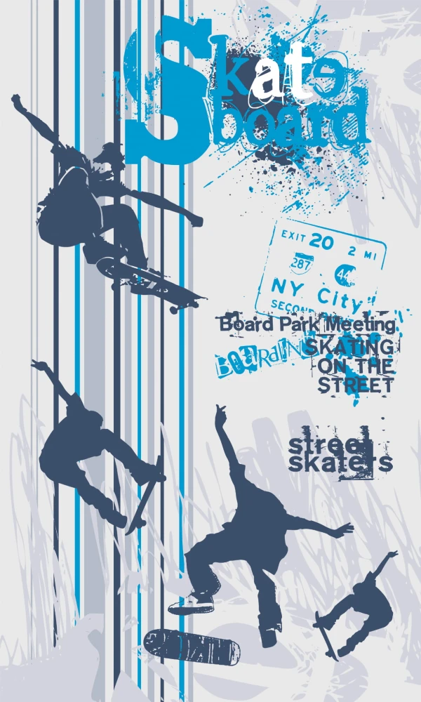 Fototapeta na flizelinie MS-2-0313 SKATE