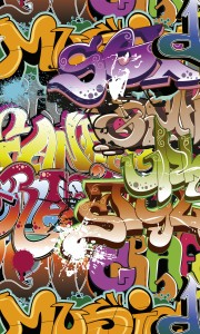 Fototapeta na flizelinie MS-2-0322 GRAFFITI ART.