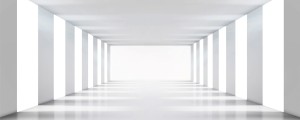 Fototapeta na flizelinie MP-2-0036 WHITE CORRIDOR