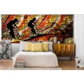 Fototapeta na flizelinie MP-2-0327 BICYCLE RED