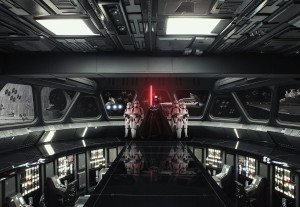 Fototapeta na Flizelinie X8-8445 STAR WARS Destroyer Deck