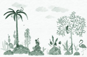 MURAL 653-58 Familj II - Wilton jade