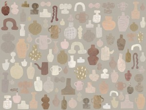 MURAL 654-21 Familj II - Emilia Ilke clay