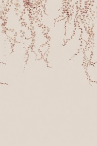 MURAL S10175 Huset i Solen - Aralia burgundy