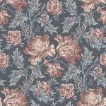 Tapeta S10253 Le Village - Amelia indigo blue