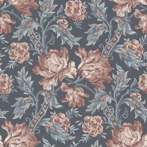 Tapeta S10253 Le Village - Amelia indigo blue