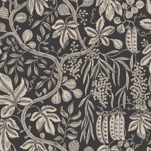 Tapeta S10257 Le Village - Fig Garden charcoal