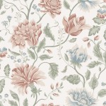 Tapeta S10261 Le Village - Annabelle terracotta
