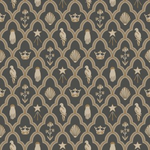 Tapeta S10270 Le Village - Turtledove barn charcoal