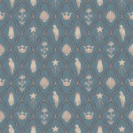 Tapeta S10272 Le Village - Turtledove barn indigo blue