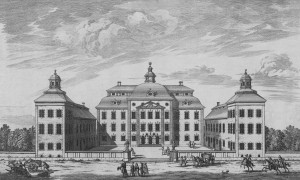 MURAL 657-31 Löfstad - Lofstad slott graphite