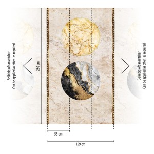Mural Tapeta 39850-1 / 398501 The Wall 3 - Panel ścienny dekoracyjny