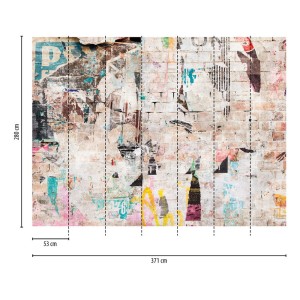 Mural Tapeta 39927-1 / 399271 The Wall 3 - Panel ścienny dekoracyjny