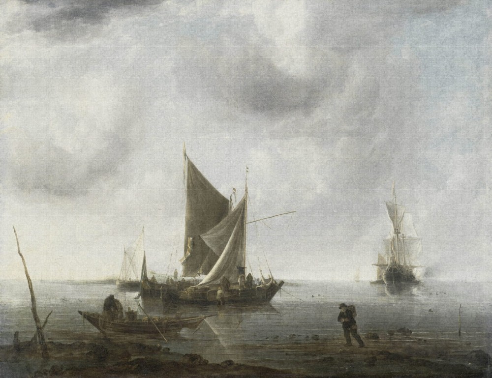 Mural fototapeta 2501V-11 Anchored Ships - Zoom