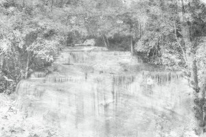 Fototapeta na Flizelinie MS-5-0387 Abstrakcyjny wodospad I. 375 x 250 cm