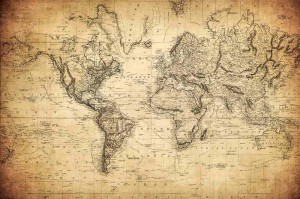 Fototapeta na flizelinie MS-5-1515 Mapa z 1814 r. 375 x 250 cm